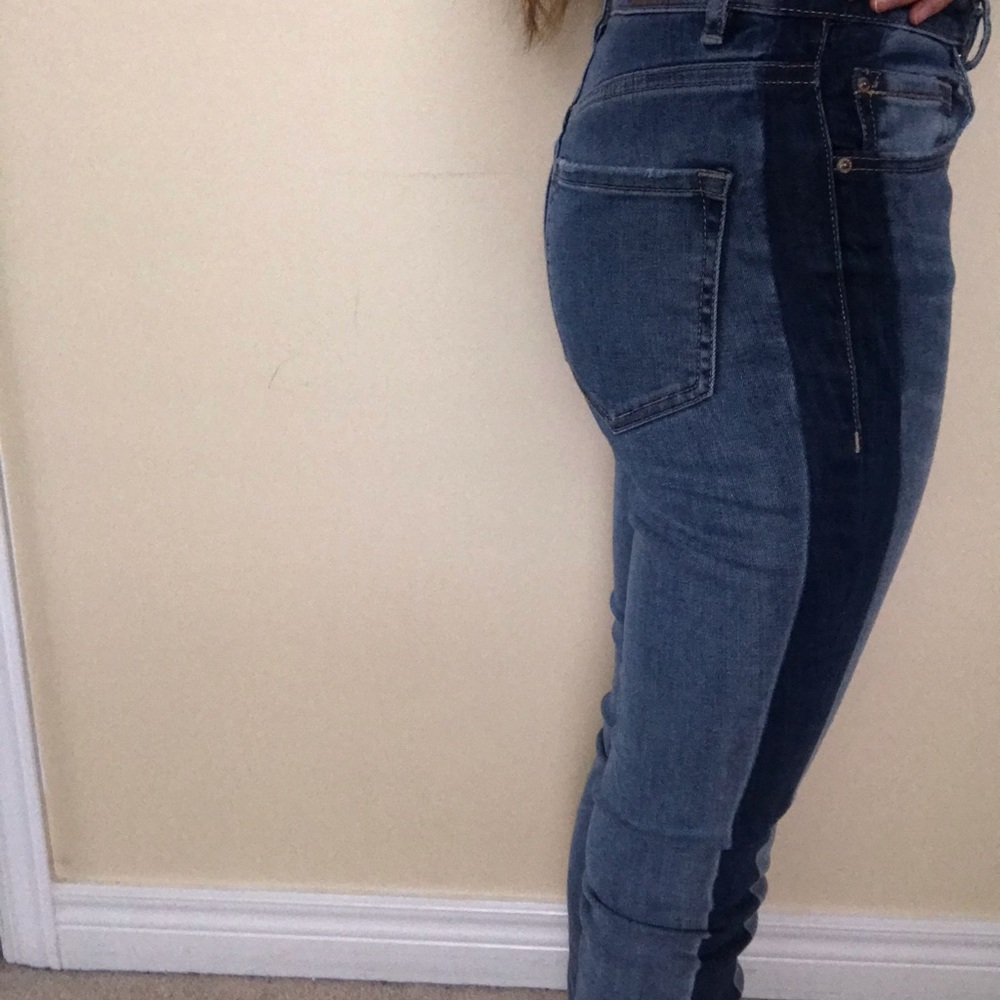 STRIPED JEANS - Picture 2 of 5